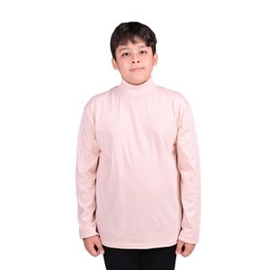 Polera De Manga Larga Con Cuello Alto Coral Unisex Stitches