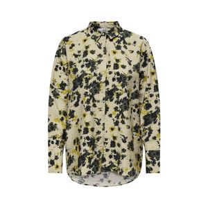 Camisa Manga Larga Estampada Beige Mujer JDY