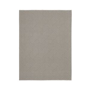 Alfombra Geométrica Estilo Bali 150x200 Formas Beige