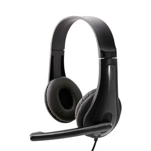 Auricular Metro 77 Estéreo Headset 77 Con Micrófono Negro Argom Tech