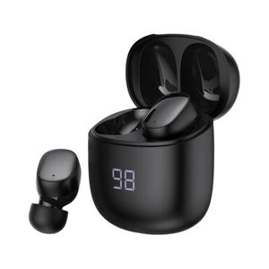 Auricular Estéreo Inalámbricos Bluetooth Pantalla LED Fro Negro Argom Tech