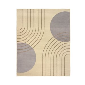 Alfombra Geométrica Herat New 50x100 Ginga Beige