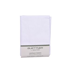 Fundas 2 Piezas 150 Hilos Blanco Bouton