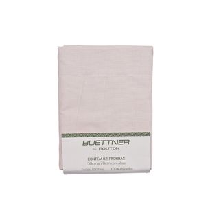 Fundas 2 Piezas 150 Hilos Beige Bouton