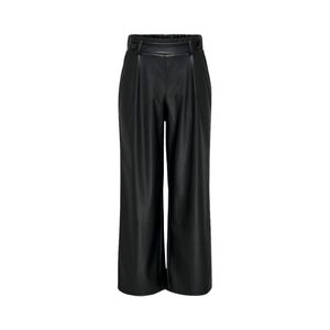 Pantalón Pierna Ancha Cintura Alta Negro Mujer JDY