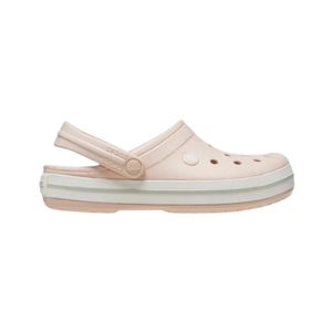 Crocs Tipo Clog Plataforma Crocband Rosa Mujer