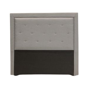 Cabecera Resistente Modelo Imperial 160 Gris Queen Super Spuma