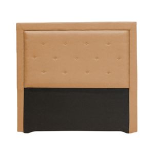 Cabecera Resistente Modelo Imperial 160 Beige Queen Super Spuma