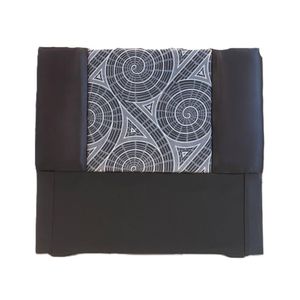 Cabecera Esencial Top 160 Queen Negro Super Spuma