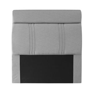 Cabecera Resistente Modelo Persa 140 Gris Full Super Spuma