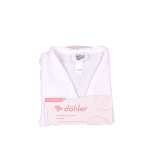 Bata Mediana Velour Cuello En V Fiori Dohler