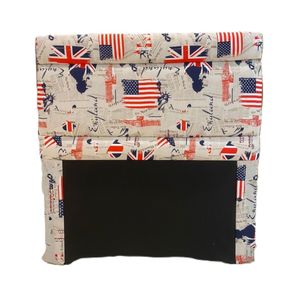 Cabecera Decorativa Pop Teen 120 Super Twin Diseño USA England Super Spuma