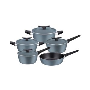 Juego de Ollas Antiadherentes Spezia Inducción Azul 5 Piezas Tramontina