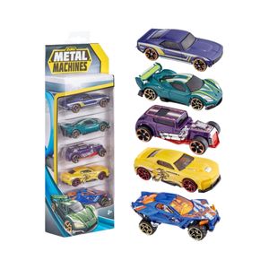 Set De Autos Metálicos Metal Machines Surtido Pack De 5 Zuru