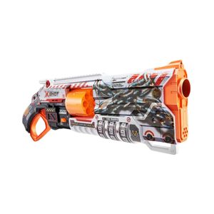 Pistola De Juguete Skins Lock Gun Con Cañón Giratorio Multicolor X-Shot Zuru