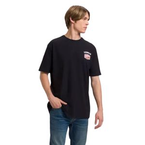 Remera Manga Corta Centennial 100 Years Graphic 9 Negro Hombre Caterpillar