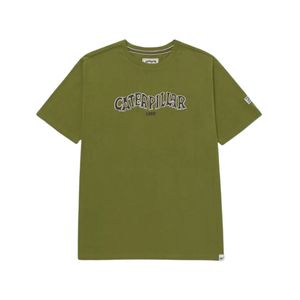 Remera Manga Corta Heritage 1925 Graphic Verde Hombre Caterpillar