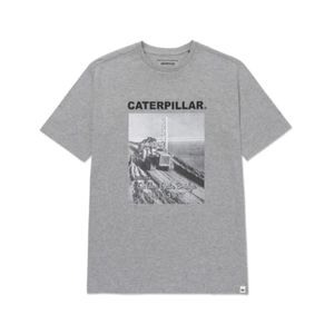 Remera Manga Corta Projects Graphic Gris Hombre Caterpillar