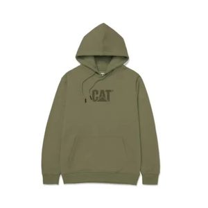 Canguro Casual Fleece Logo Verde Hombre Caterpillar