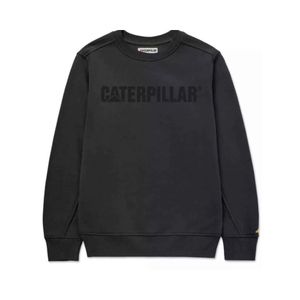 Canguro Casual Logo Crewneck Negro Hombre Caterpillar