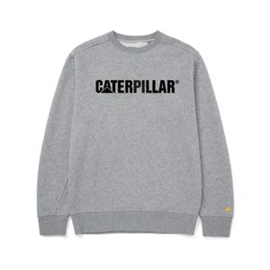 Canguro Casual Logo Crewneck Gris Hombre Caterpillar