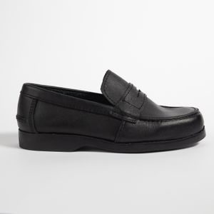 Mocasín negro escolar niño