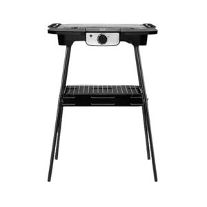 Parrilla Eléctrica Sin Humo 2000W Go134 Negra Con Base Multilaser