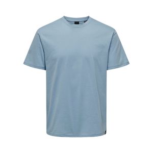 Remera Manga Corta Cuello Redondo Fint Stone Basic Celeste Hombre Only & Sons