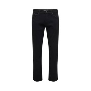 Jeans Liso Regular Costura Negra Negro Hombre Only & Sons
