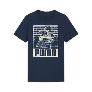 Remera Manga Corta Front Graphics Azul Hombre Puma