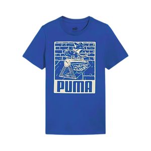 Remera Manga Corta Front Graphics Azul Hombre Puma
