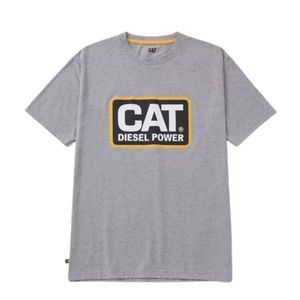 Remera M/C Gris Caterpillar