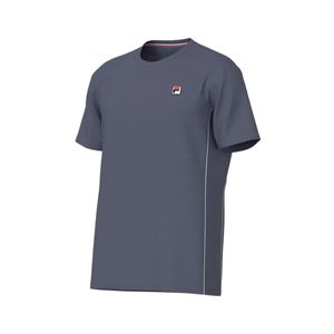 Remera Manga Corta Tenis Match Gris Oscuro Hombre Fila