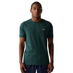 Remera Manga Corta Slim Fit Ii Verde Oscuro Hombre Fila