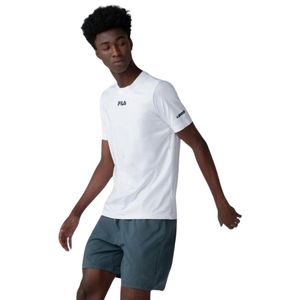 Remera Manga Corta Training Sun Protect Breezy Blanco Hombre Fila