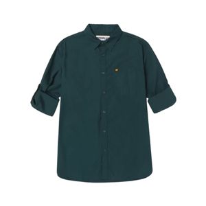Camisa Manga Larga Convertible Foundation Con Bolsillos Verde Hombre Caterpillar