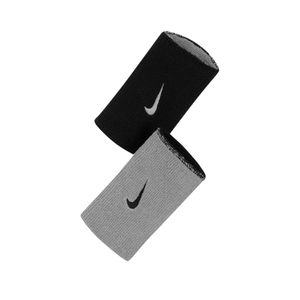 Muñequera Doble Cara Dri-Fit Gris Negro Nike