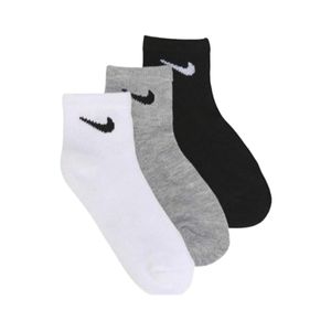 Medias Tobilleras Combinadas Dri-Fit Performance Basic Blanco Gris Negro Nike