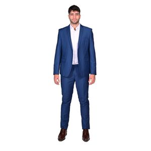 Traje Formal Moderno Azul Royal Hombre Vila Finzi