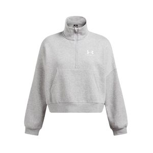 Canguro Over Half Zip Icon Fleece Gris Melange Mujer Under Armour