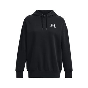 Canguro Con Capucha Essential Fleece Negro Mujer Under Armour