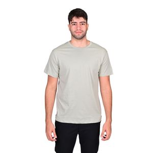 Remera Manga Corta Verde Agua Basic Cuello Redondo Hombre Connection