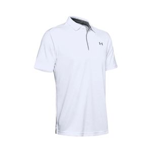 Remera Polo Manga Corta Tech Blanco Hombre Under Armour