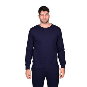 Canguro Básico Cuello Redondo Basic Fleece Azul Marino Hombre Connection