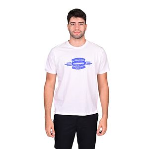 Remera Manga Corta Vintage Graphic Front Blanco Hombre Hummer
