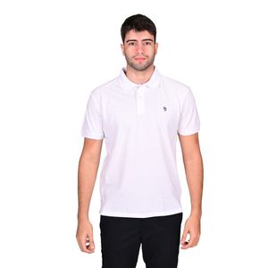 Remera Polo Manga Corta Básica Blanco Hombre New Green