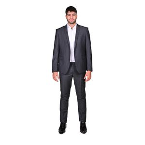 Traje Corte Clásico Gris Hombre Vila Finzi