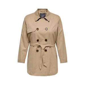 Tapado Corto Con Cinturón Carvalerie Trenchcoat Otw Beige Mujer Carmakoma