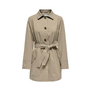 Tapado Largo Clásico Beige Mujer JDY