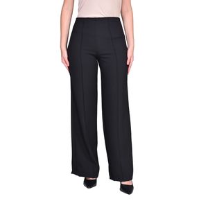 Pantalón Con Textura Negro Mujer Juliette